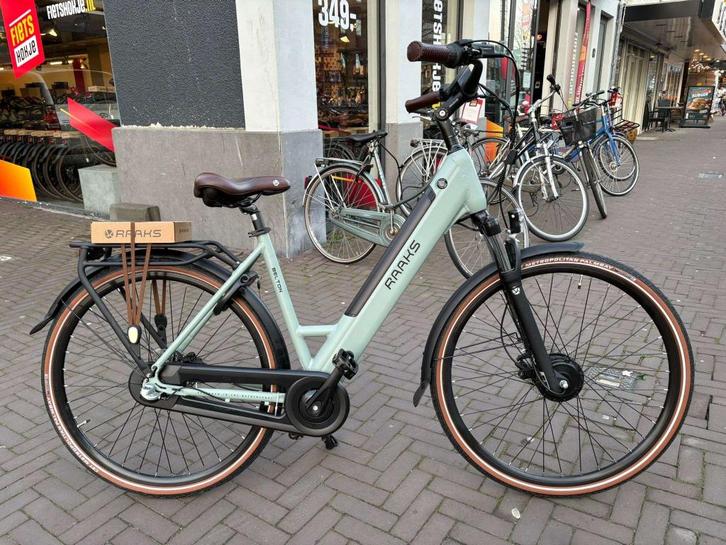 Fietshokje Hoofddorp: Raaks Belton Mint Groen E-Bike Nieuw!!, Fietsen en Brommers, Elektrische fietsen, Nieuw, Overige merken