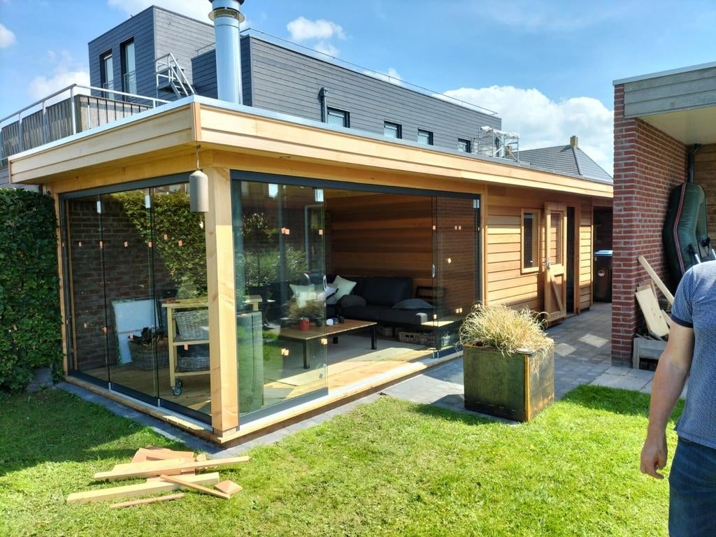 Complete overkappingen ofGebogen schoren voor overkapping, Geïmpregneerd, Nieuw, Ophalen of Verzenden, 50 mm of meer