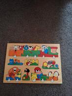Houten Puzzel Trein met Dieren, 2 tot 4 jaar, 10 tot 50 stukjes, Ophalen of Verzenden, Zo goed als nieuw