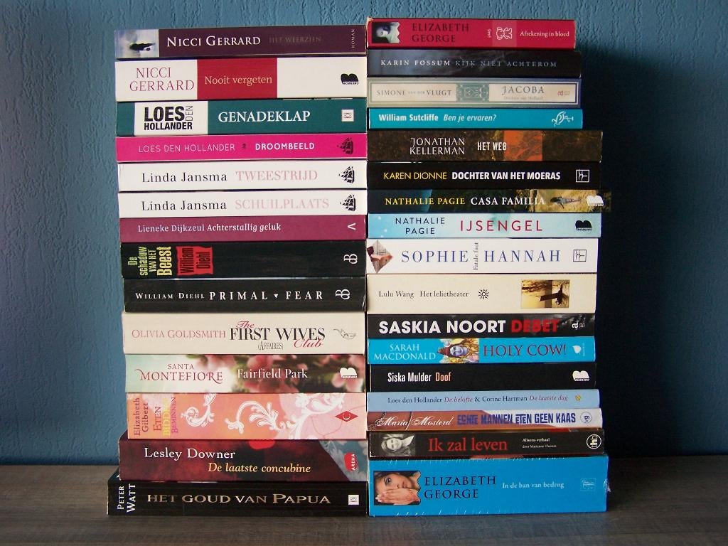 Diverse boeken A (thrillers/romans) €2,50 p.st/5 voor €10,00, Boeken, Ophalen of Verzenden, Gelezen, Diverse auteurs