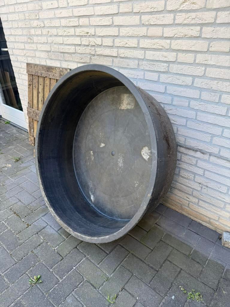 Vijverbak 275 liter, Ophalen, Zo goed als nieuw, Rond, Kunststof