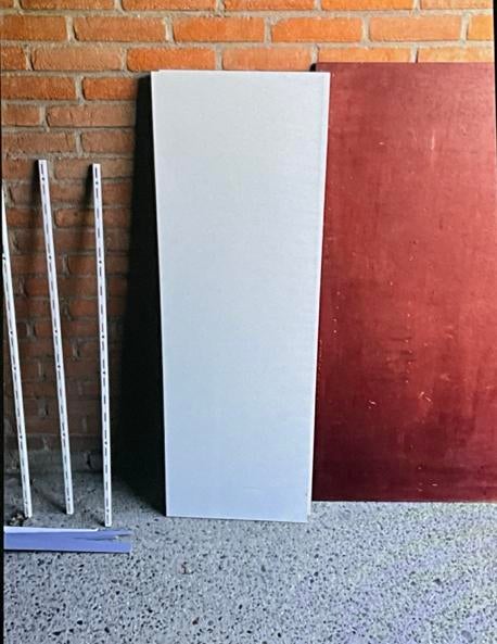 2 planken met bevestigingen multiplex plaat gratis ophalen, Ophalen, Gebruikt, Minder dan 25 mm, Plank