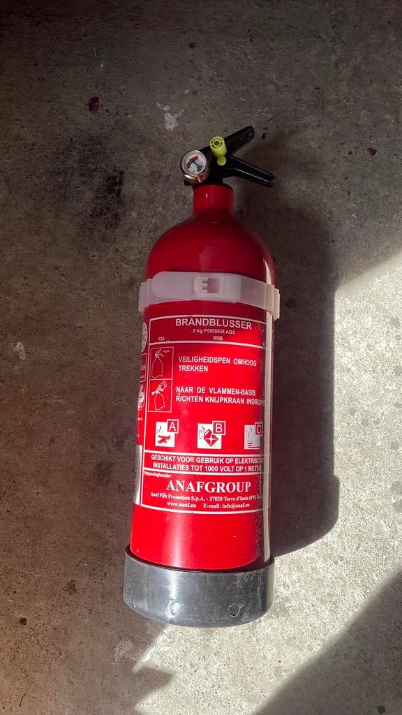 Nieuwe brandblusser van 2 kilo 6 stuks, Ophalen of Verzenden, Zo goed als nieuw
