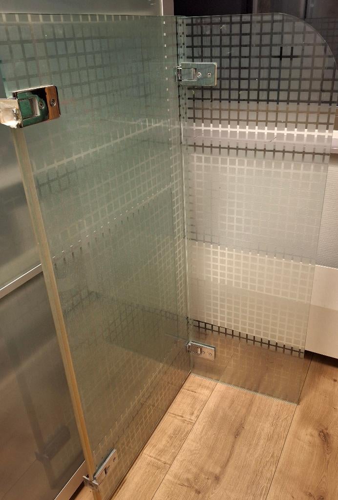 degelijk douchescherm, Ophalen, Gebruikt, Glas, Douche