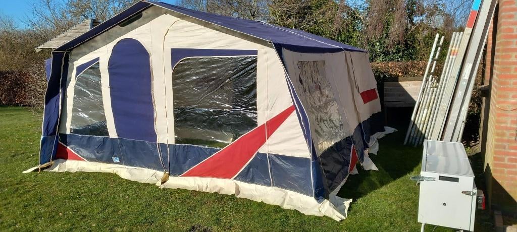 jamet Louisiana, Caravans en Kamperen, Vouwwagens, Ophalen, Blauw, Aanwezig, Jamet