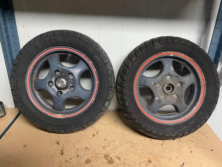 Hexagon velgenset 110mm 125cc 180cc, Motoren, Tuning en Styling, Ophalen of Verzenden