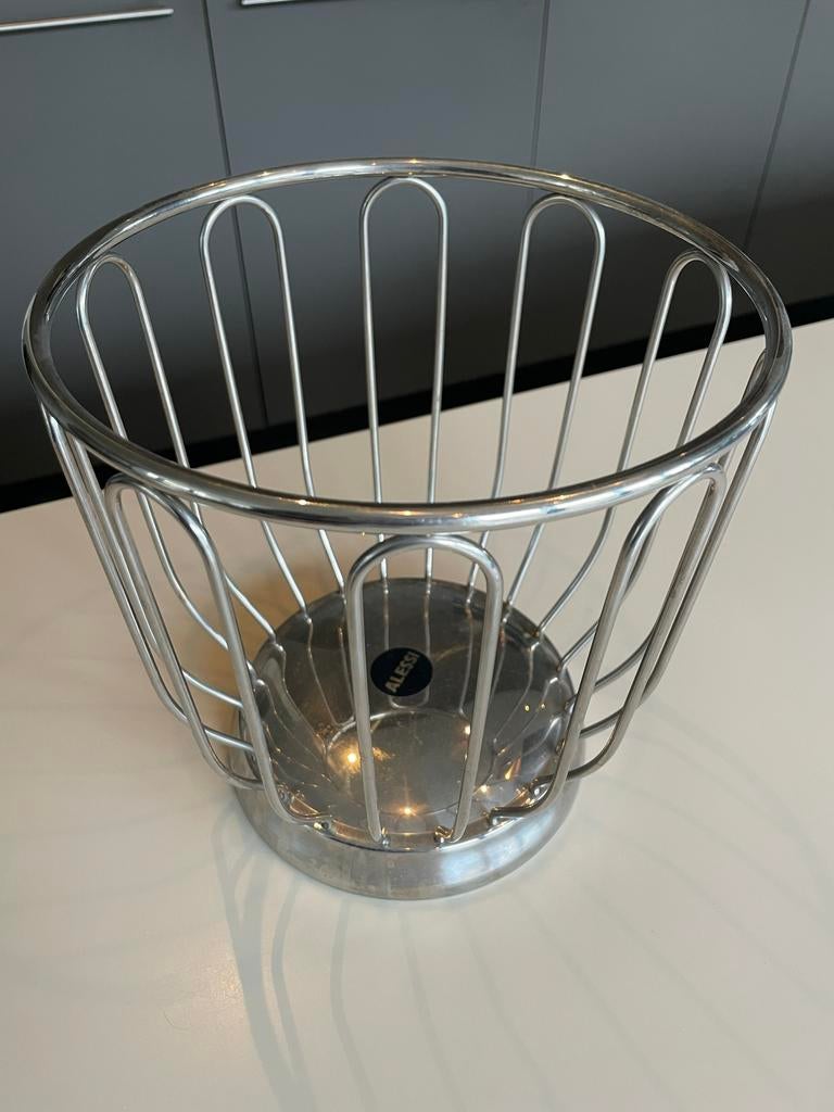 Alessi fruitschaal - Stijlvol en functioneel design, Huis en Inrichting, Overige materialen, Gebruikt, Schaal, Rond
