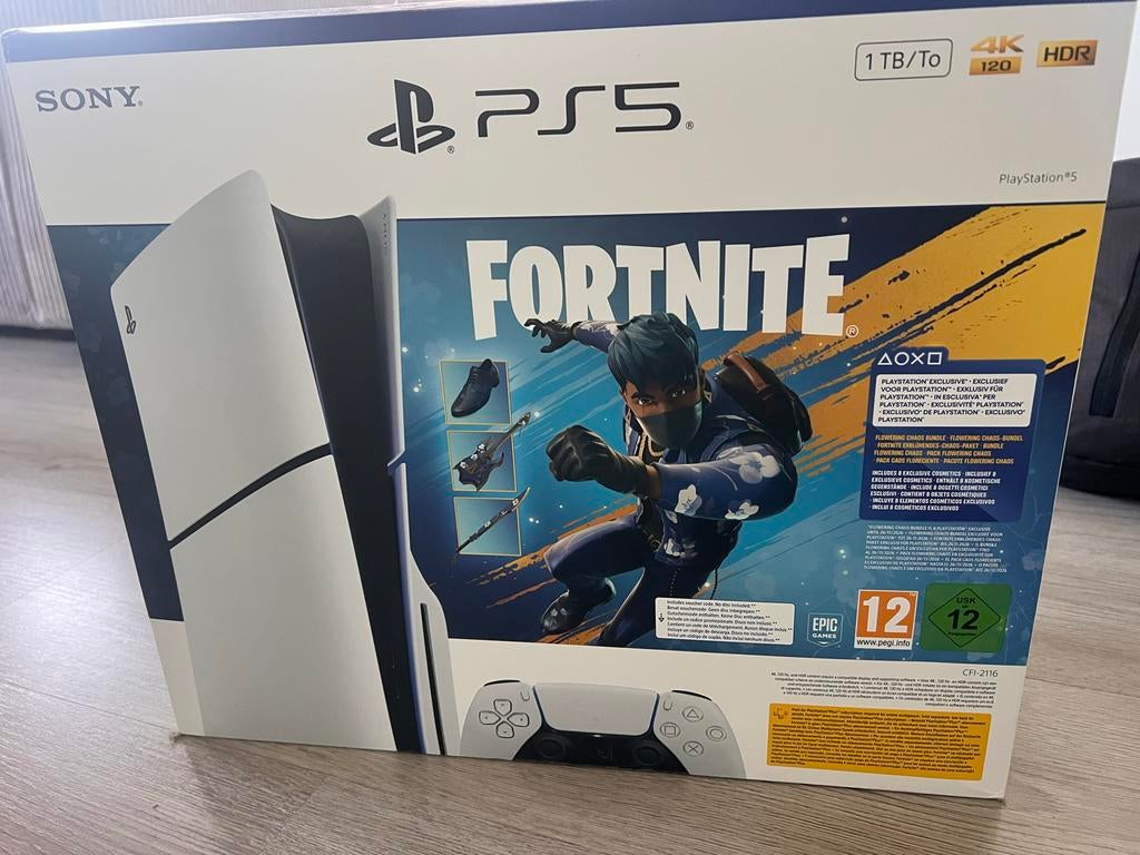 Sony PlayStation 5 Disc Edition + Fortnite Bundel (Nieuw), Spelcomputers en Games, Spelcomputers | Sony PlayStation 5, Ophalen of Verzenden