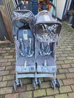 Nog goede tweelingbuggy, Ophalen, Gebruikt, Maclaren, Verstelbare rugleuning