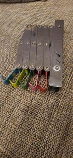 Design uitklapbare kapstok met gekleurde haken, Huis en Inrichting, Woonaccessoires | Kapstokken, Ophalen of Verzenden