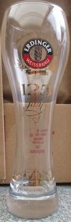 Erdinger 125 Jahre, Ophalen of Verzenden, Zo goed als nieuw, Bierglas