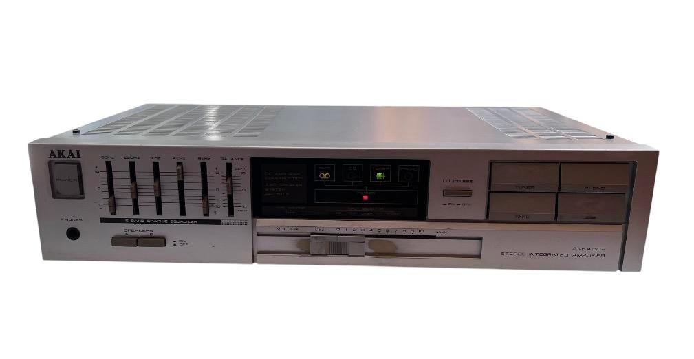 Akai AM-A202 versterker, Overige merken, Ophalen of Verzenden, Zo goed als nieuw, Minder dan 60 watt