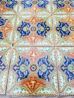 Set van 9 bijzondere antieke Spaanse tegels 20x20cm, Antiek en Kunst, Antiek | Wandborden en Tegels, Ophalen