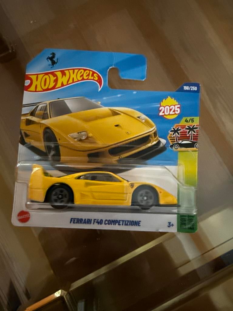 Hot Wheels Ferrari F40 Competizione 2025, Overige merken, 1:50 of kleiner, Auto, Nieuw