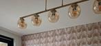 Stijlvolle Gamma hanglamp met amberkleurige glazen, Ophalen, Zo goed als nieuw, Glas, Modern