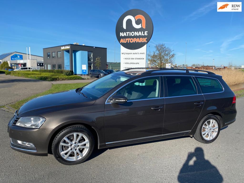 Volkswagen Passat Variant | 2012 | 2.0 TDI Highline BlueMoti, Auto's, Voorwielaandrijving, Euro 5, 4 cilinders, Bruin
