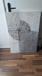 Twee abstracte schilderijen, Ophalen