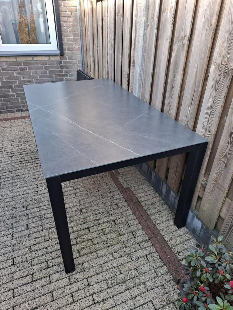 Tuintafel, Tuin en Terras, Ophalen, Zo goed als nieuw, Rechthoekig, Aluminium