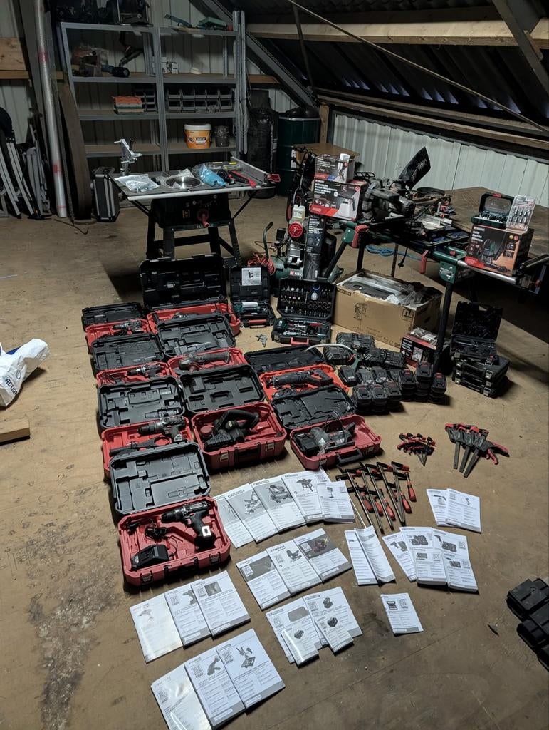 Parkside Performance gereedschap (in één koop), Ophalen, Zo goed als nieuw, Overige typen, Variabele snelheid