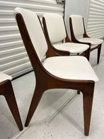 4 Mahjongg Dutch vintage design stoelen, Huis en Inrichting, Jaren 60, Overige kleuren, Zo goed als nieuw, Vier