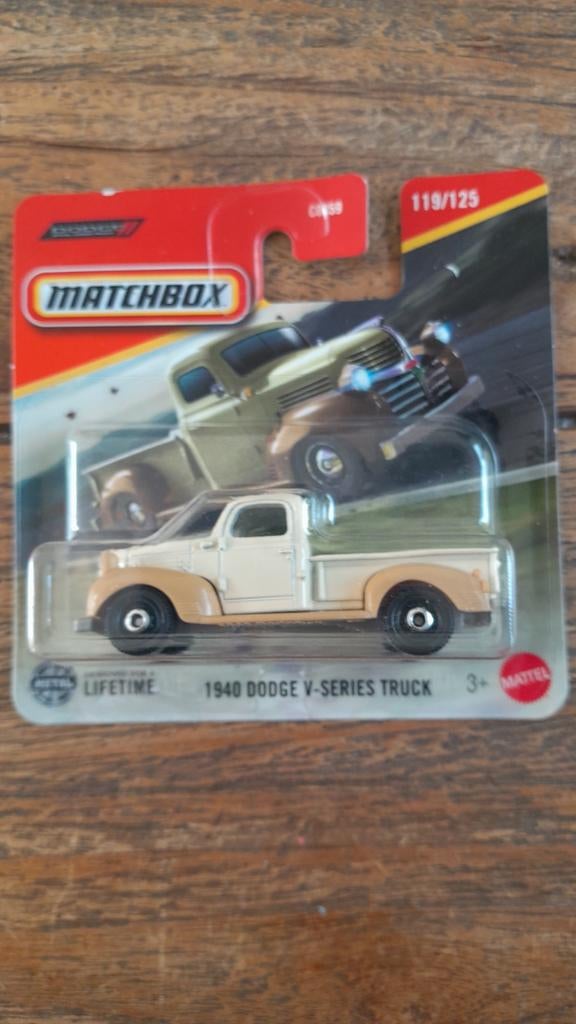 Matchbox 1940 Dodge V-Series Truck 119/125 Nieuw, Ophalen of Verzenden, Nieuw, Bus of Vrachtwagen