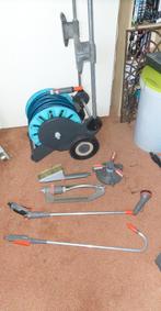 Slanghaspel - Speciale uitvoering Gardena, Ophalen, Zo goed als nieuw, Tuinslanghaspel