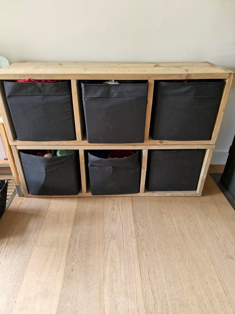 Houten vakkenkast van Van Hattem Maatwerk, Ophalen