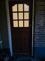 Houten voordeur, Ophalen, Gebruikt, Buitendeur, 200 tot 215 cm