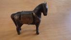 mooi retro houten paardje versierd met koper, Verzamelen, Ophalen, Overige typen