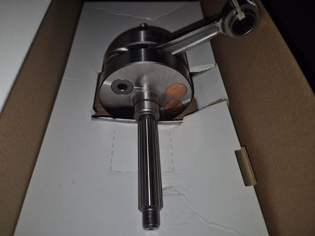 BGM EVO 2 55 slag krukas + ophoogplaat, Motoren, Ophalen of Verzenden