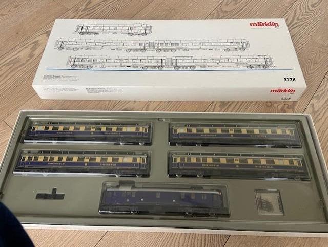 Märklin HO 4228 Rheingold 5-delig (nog niet gebruikt), Wisselstroom, Treinset, Nieuw, Ophalen of Verzenden
