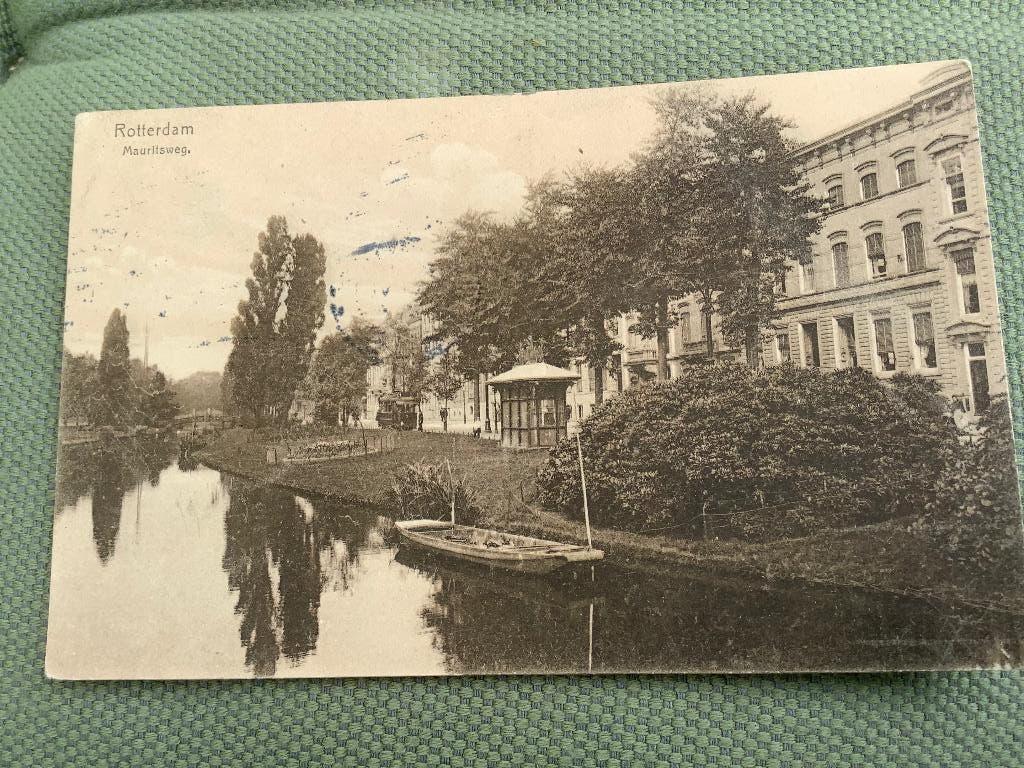 Rotterdam 1915 Mauritsweg, Ophalen of Verzenden, Voor 1920, Gelopen, Zuid-Holland