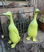 2 grote ganzen, Ophalen of Verzenden, Zo goed als nieuw, Kunststof, Dierenbeeld