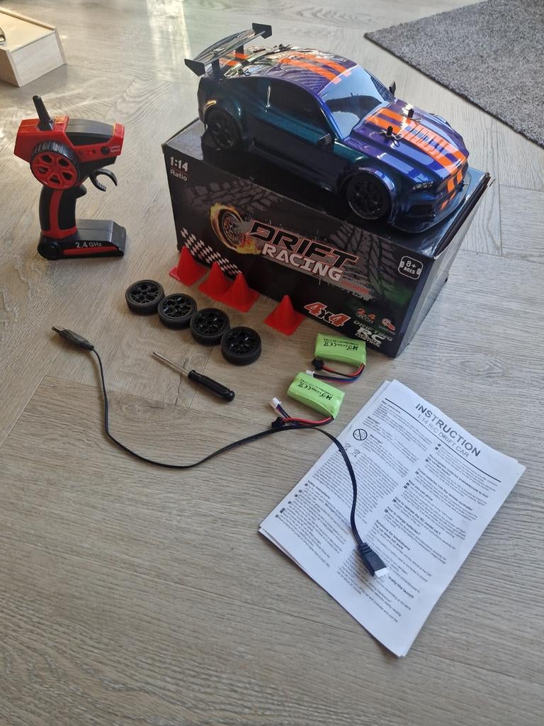 RC auto met drift- en gripbanden, Elektro, Schaal 1:14, Nieuw, Ophalen of Verzenden