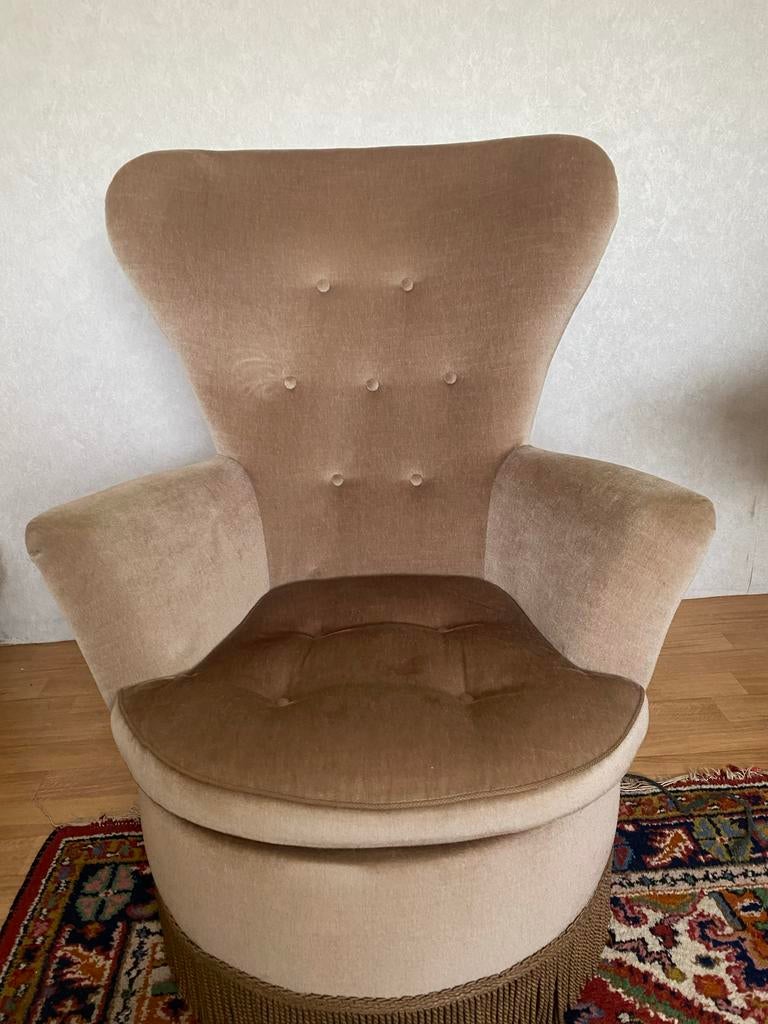 Fauteuil met franjes, Ophalen, Gebruikt, Minder dan 75 cm, 75 tot 100 cm