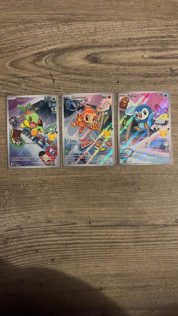 Pokemon First Partner Gen 4, Hobby en Vrije tijd, Verzamelkaartspellen | Pokémon, Ophalen of Verzenden, Zo goed als nieuw, Meerdere kaarten