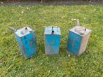3 stuks Purfina Esso Petroleum Kannen Olie Blik(ken), Ophalen