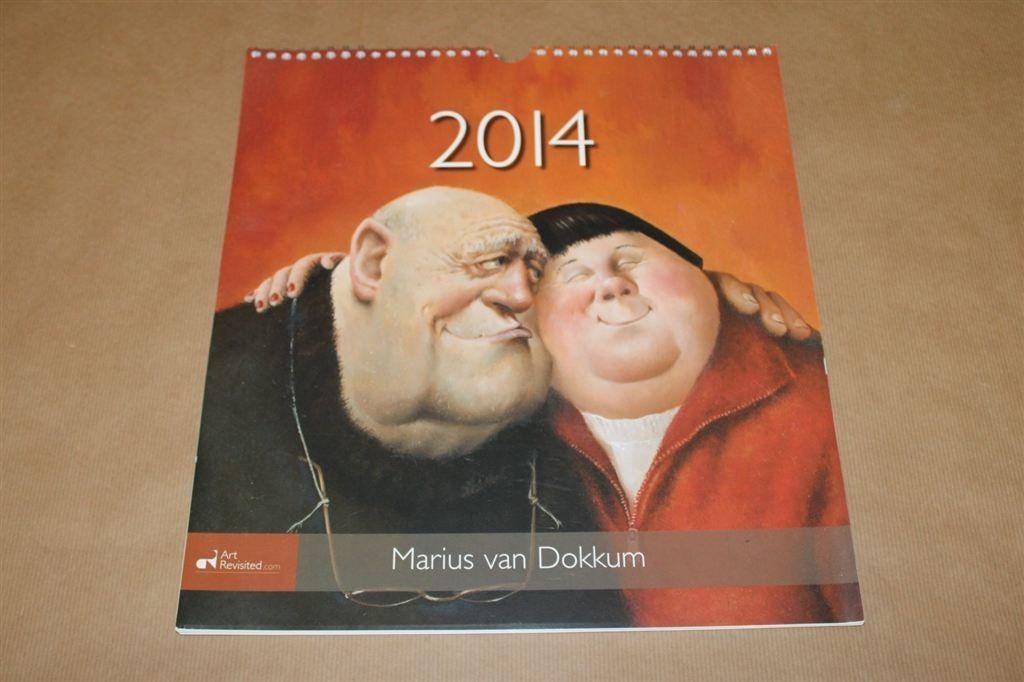 Grote kalender Marius van Dokkum 2014 !!, Ophalen of Verzenden, Zo goed als nieuw