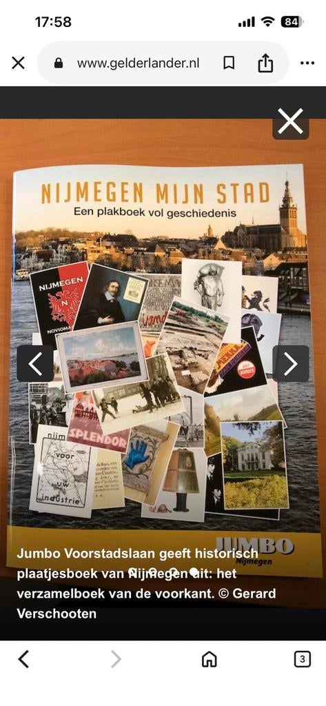 Nijmegen, mijn stad ! TE KOOP GEVRAAGD!, Boeken, Verzenden, Beta, Zo goed als nieuw