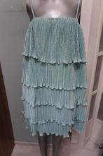 Nieuw mintkleurig  tuniek of jurk plichestroken ruime xl, Overige kleuren, Maat 46/48 (XL) of groter, Nieuw, Ophalen of Verzenden