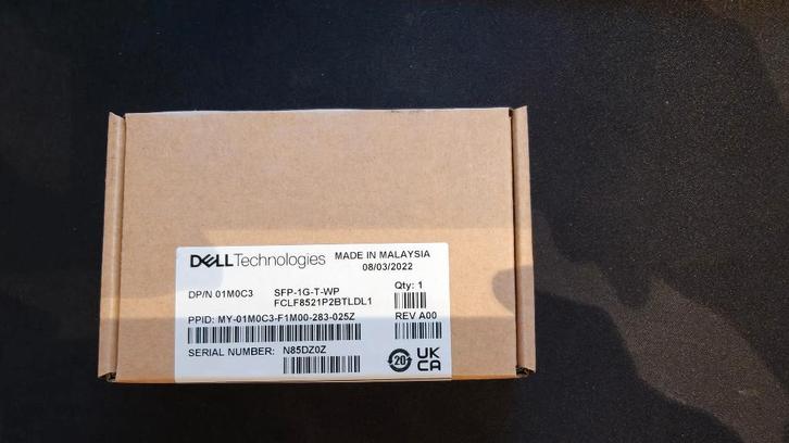 Dell SFP-1G-T-WP, Computers en Software, Netwerk switches, Nieuw, Ophalen of Verzenden