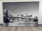 Wanddecoratie Brooklyn Bridge zwart-wit, Huis en Inrichting, Ophalen, Gebruikt