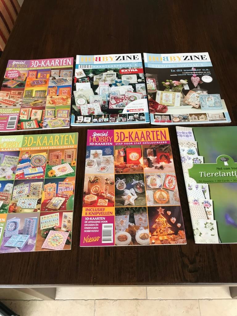 Hobby Zine / 3D - kaarten boeken, Ophalen of Verzenden, Zo goed als nieuw, Overige thema's, Overige typen