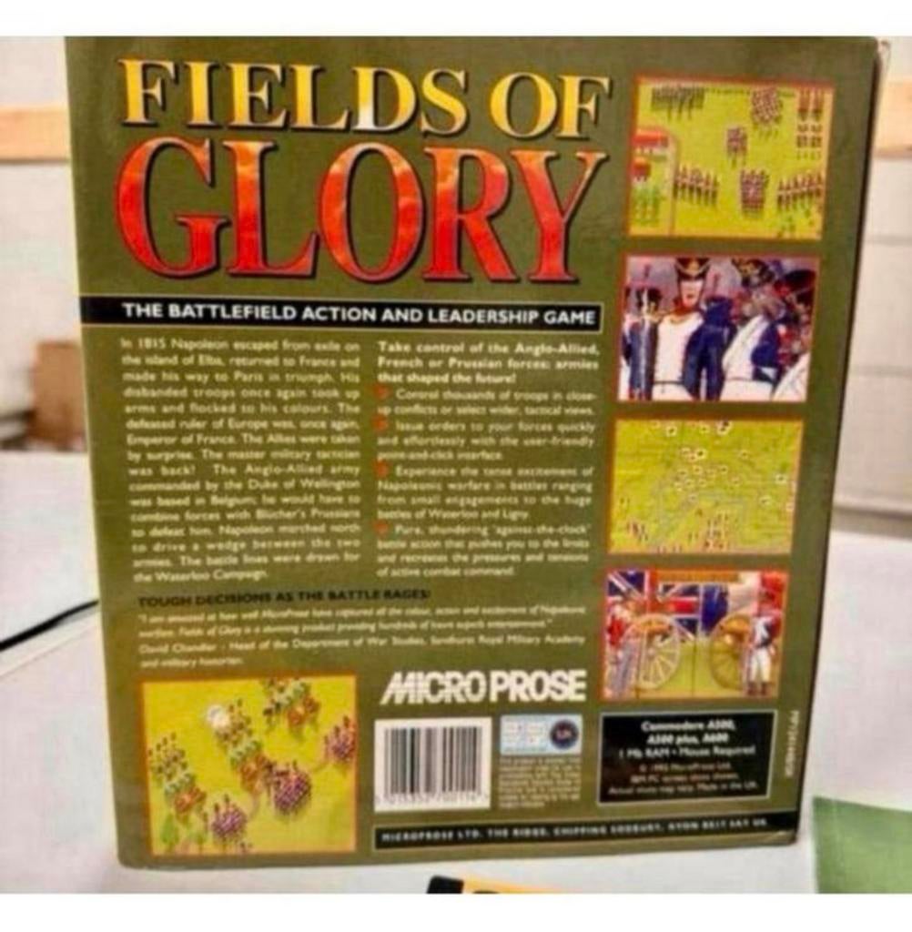 Fields of glory - Big Box IBM PC Amiga A 500 spel vintage, Ophalen of Verzenden, H, H, H