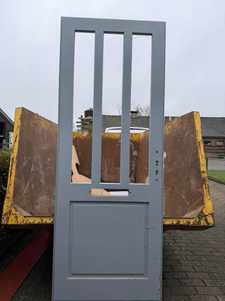 Voordeur 216x83, Ophalen of Verzenden, 200 tot 215 cm, Glas, Buitendeur