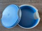Blauwe tupperware koektrommel. Zeer goede staat, Ophalen of Verzenden, Zo goed als nieuw, Overige typen
