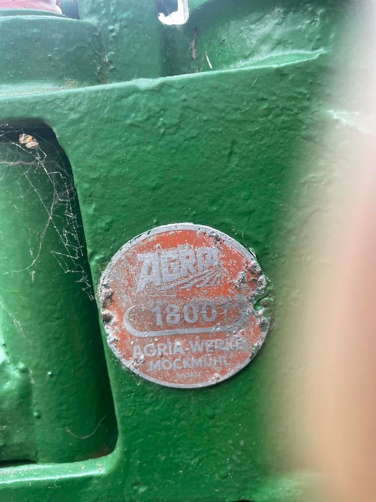 Agria 1800 Tuinfrees/Tuinbouw Tractor met Ploeg, Ophalen, Grondbewerking