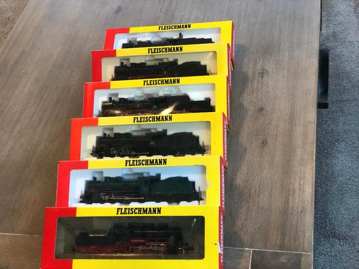 FLEISCHMANN  NIEUWE /Z.G.A.N. STOOMLOCS  (312), Hobby en Vrije tijd, Modeltreinen | H0, Nieuw, Locomotief, Gelijkstroom, Fleischmann