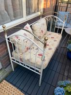 Brocante Balkonbank / Tuinbank met Kussens, Ophalen