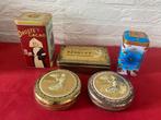 6 vintage chocolade blikken Tjoklat Droste De Ruijter, Verzamelen, Blikken, Ophalen of Verzenden, Gebruikt, Overige, Droste
